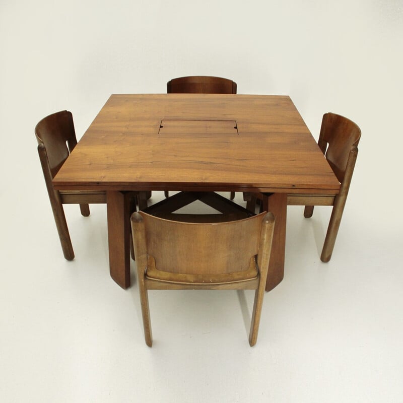 Table à Repas Extensible vintage par Silvio Coppola pour Bernini - 1960