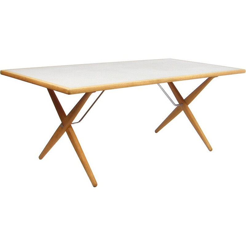 Vintage PP85 Dining Table Cross Legged Table Hans J. Wegner - 1950s