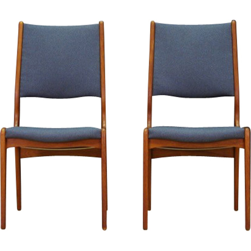 Paire de chaises vintage par Johannes Andersen pour Uldum Møbelfabrik - 1960