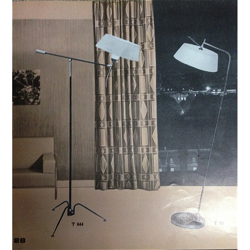 Lampadaire T644 lunel vintage - 1950 