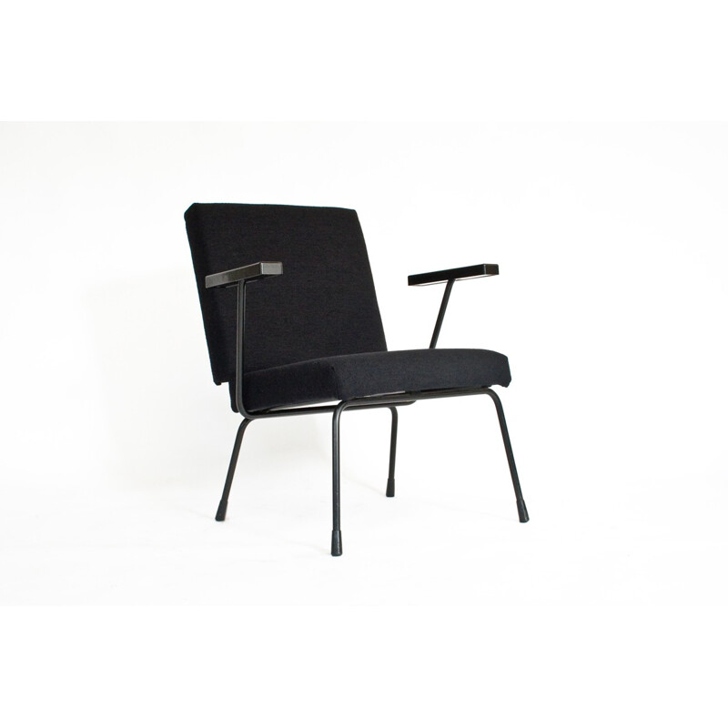 Gispen black armchair "415/1401", Wim RIETVELD - 1950s