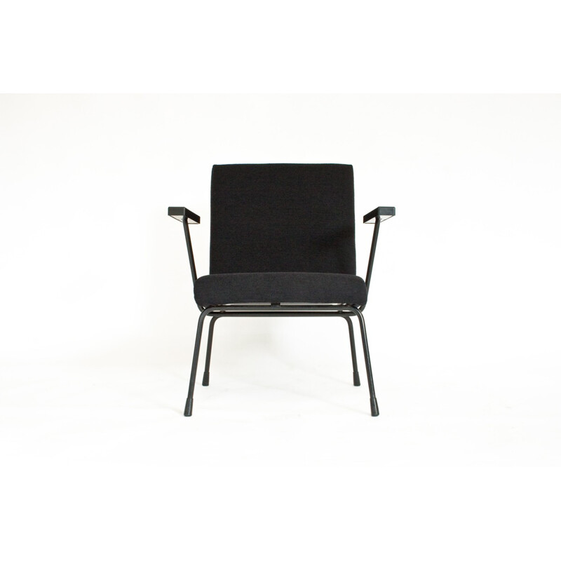 Gispen black armchair "415/1401", Wim RIETVELD - 1950s