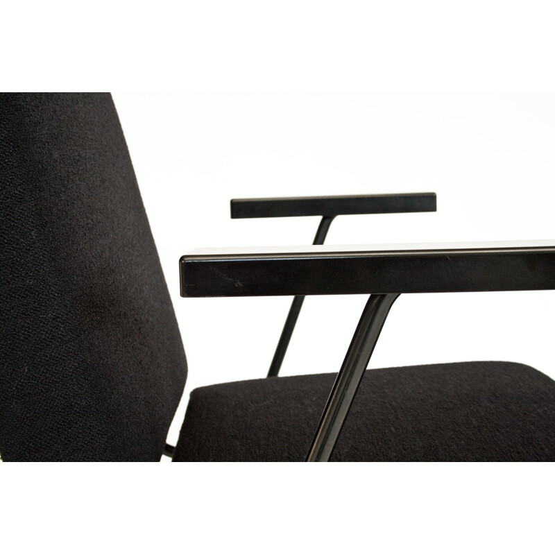 Gispen black armchair "415/1401", Wim RIETVELD - 1950s