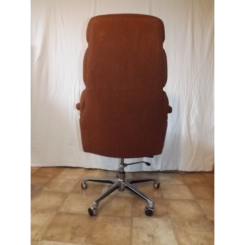 Fauteuil de bureau vintage orange - 1970 