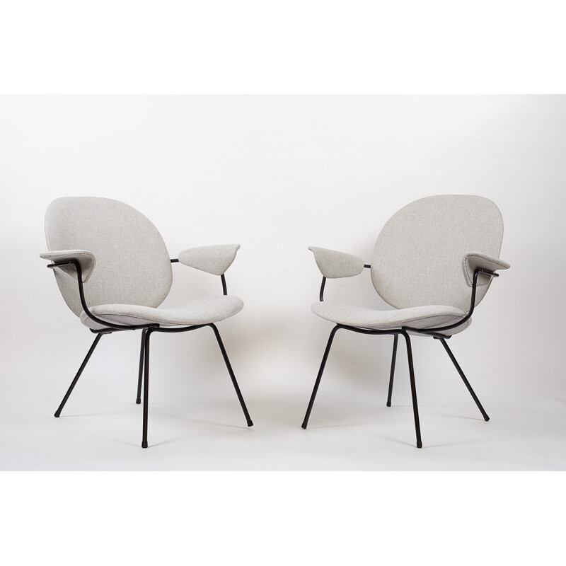 Pair of "Triennale" armchairs by Gispen - 1950s