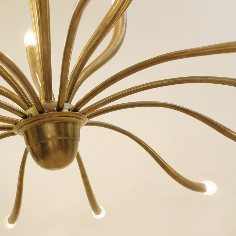 Vintage chandelier by Ulrich Guglielmo - 1950s