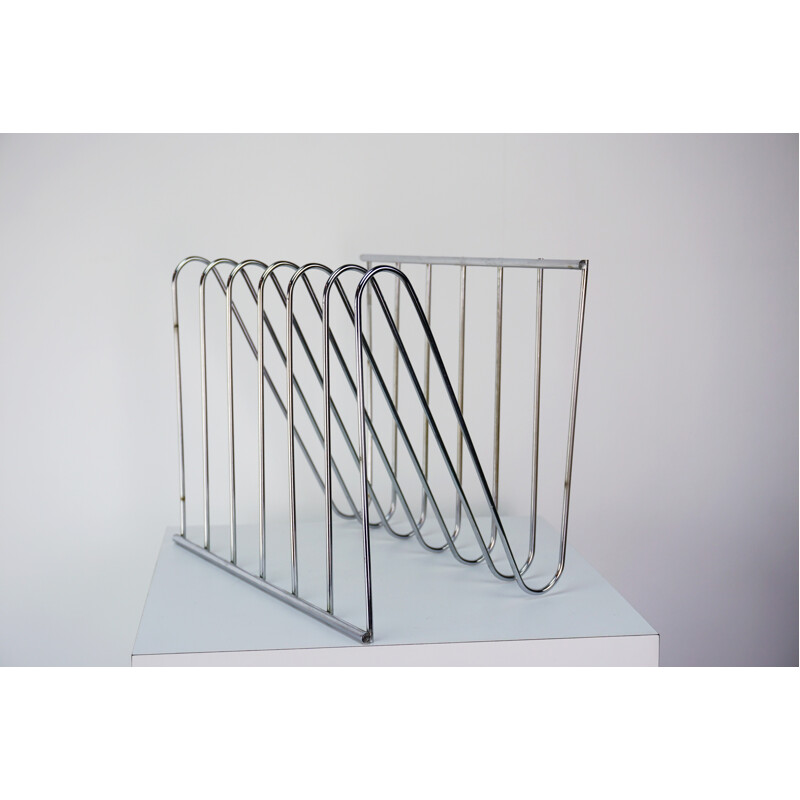 Magazine rack Z design by François Arnal - 1970s