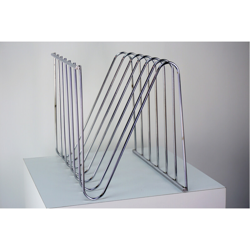 Magazine rack Z design by François Arnal - 1970s