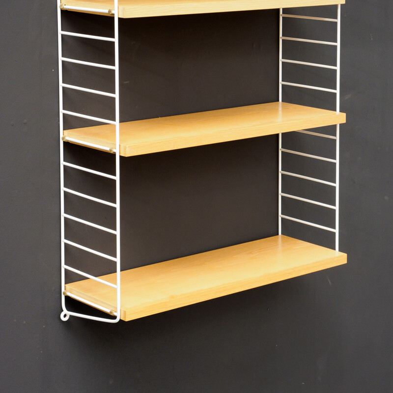 String shelving six shelves system by N. Strinning - 1950s