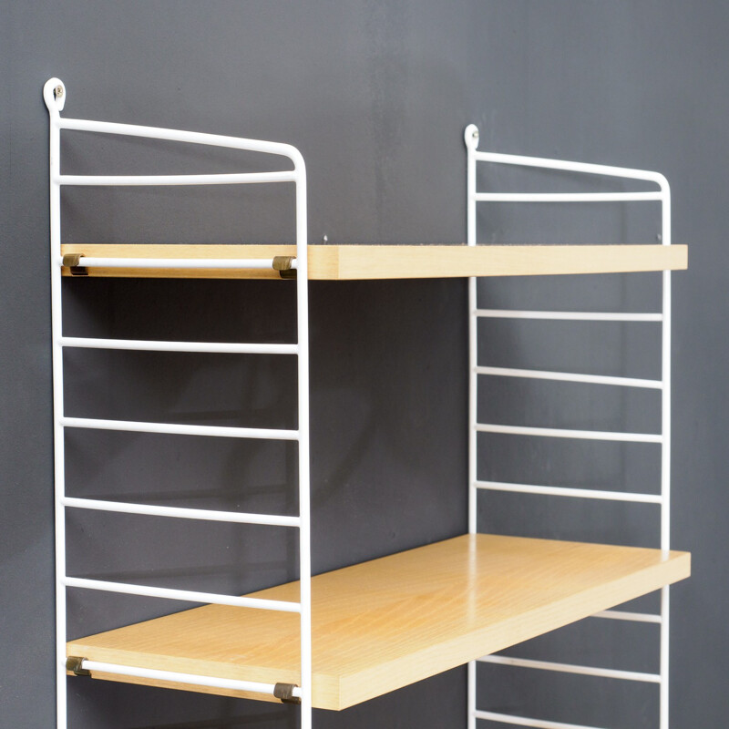 String shelving six shelves system by N. Strinning - 1950s