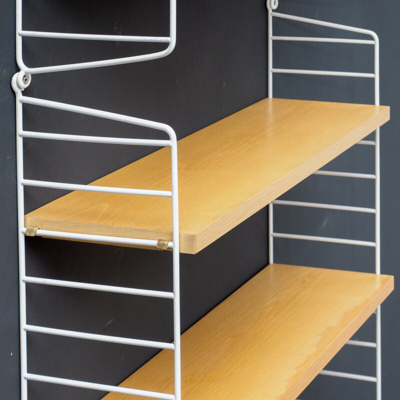 String shelving six shelves system by N. Strinning - 1950s