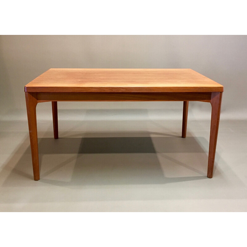 Table haute scandinave rectangulaire avec rallonge - 1950