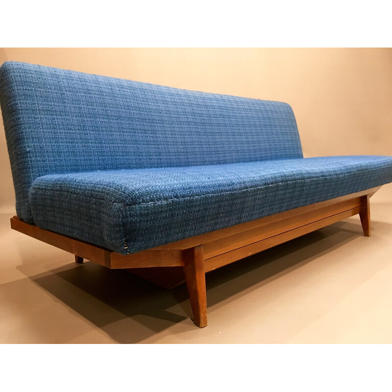 Scandinavian blue "Daybed" sofa - 1950s