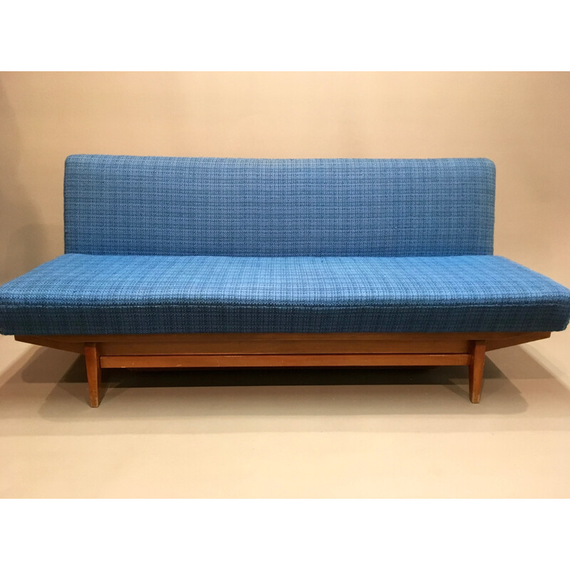 Scandinavian blue "Daybed" sofa - 1950s