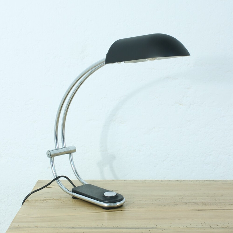 Vintage matt desk lamp by Egon Hillebrand - 1970s