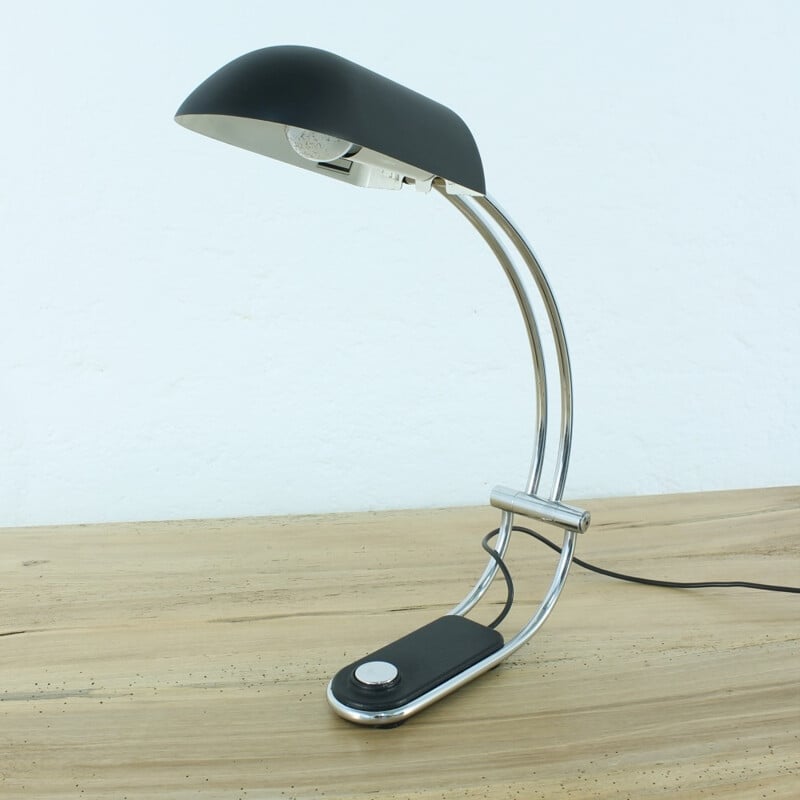 Lampe de bureau en matte vintage par Egon Hillebrand - 1970