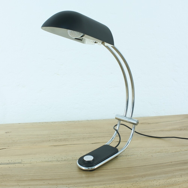 Vintage matt desk lamp by Egon Hillebrand - 1970s