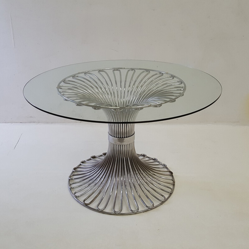 Vintage italian dining table by Gastone Rinaldi for Rima - 1970s