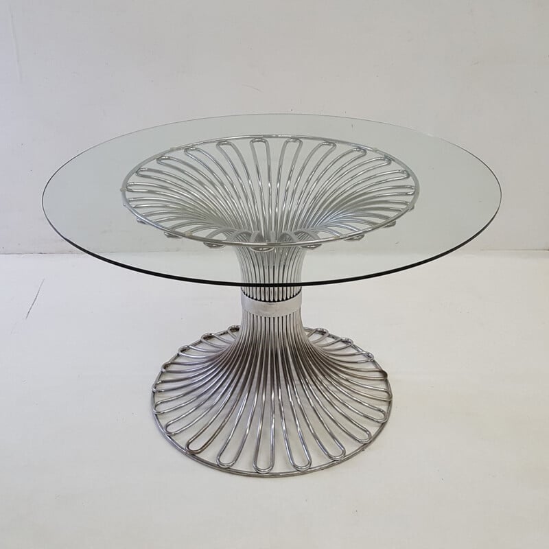 Vintage italian dining table by Gastone Rinaldi for Rima - 1970s