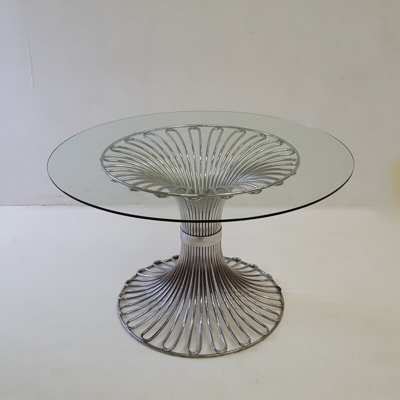 Vintage italian dining table by Gastone Rinaldi for Rima - 1970s