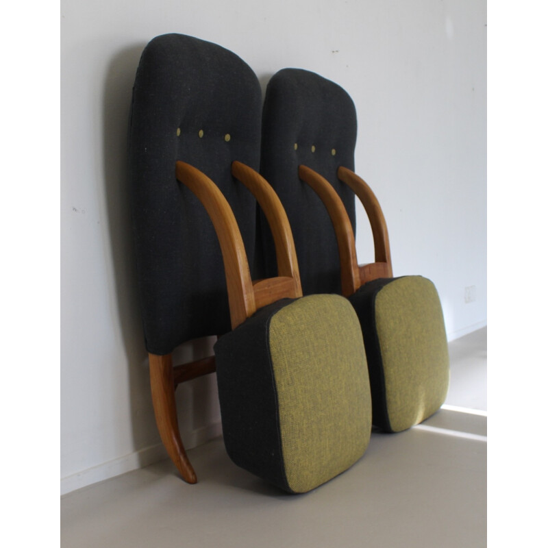 Suite de 2 fauteuils vintage de Theo Ruth pour DUX - 1960