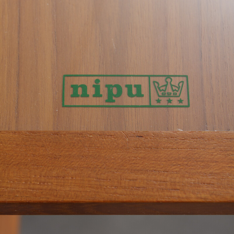 Vintage teak desk "Nipu" - 1970s