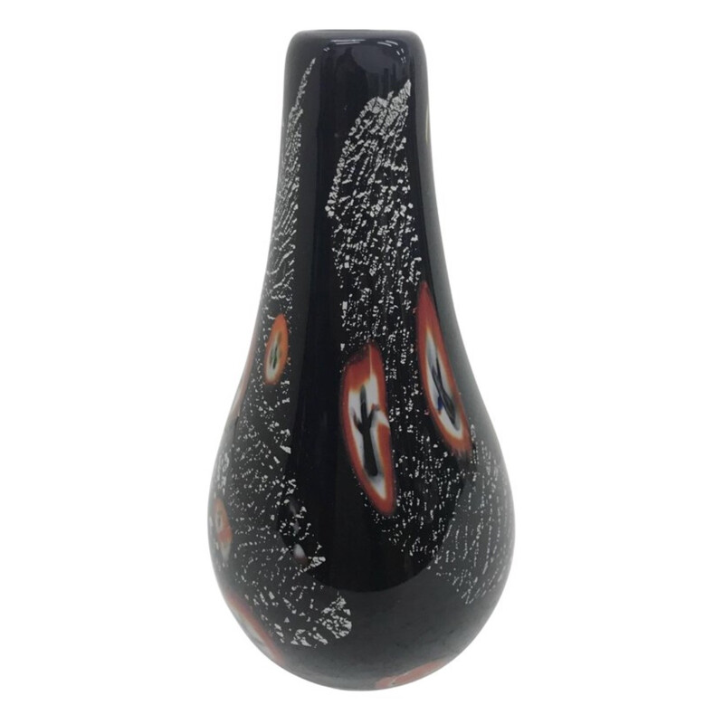 Vintage Murano Glass Vase by Alfredo Barbini - 1970s