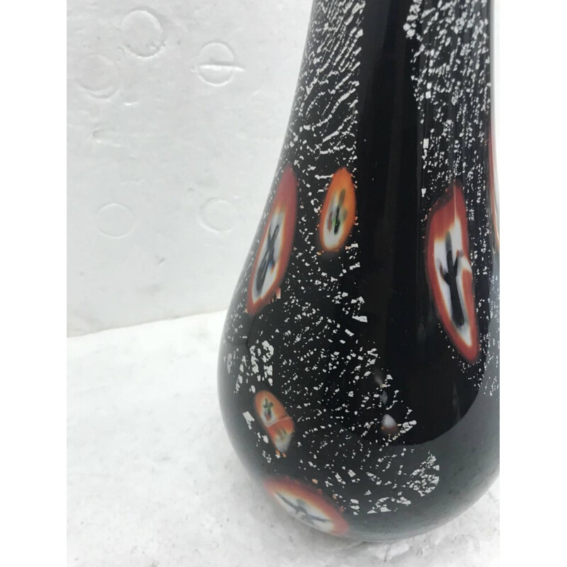 Vintage Murano Glass Vase by Alfredo Barbini - 1970s