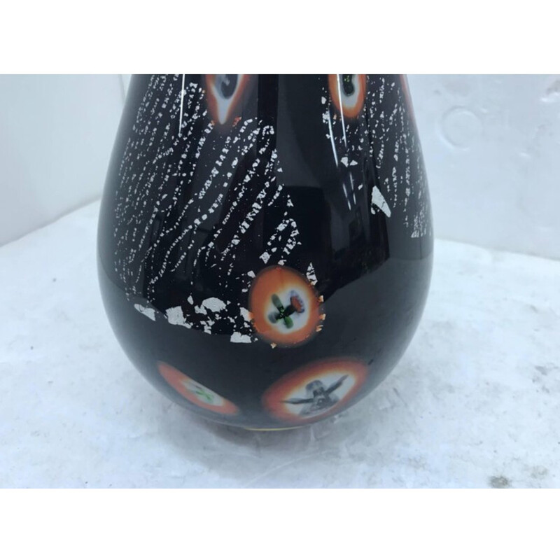 Vintage Murano Glass Vase by Alfredo Barbini - 1970s