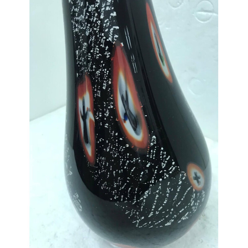 Vintage Murano Glass Vase by Alfredo Barbini - 1970s