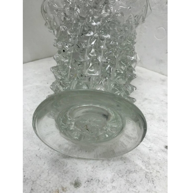 Vintage Italian Murano Glass Vase - 1970s