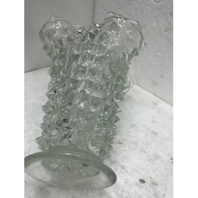 Vase vintage italien en verre Murano - 1970