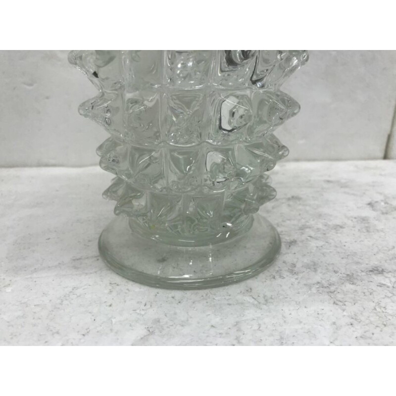 Vintage Italian Murano Glass Vase - 1970s