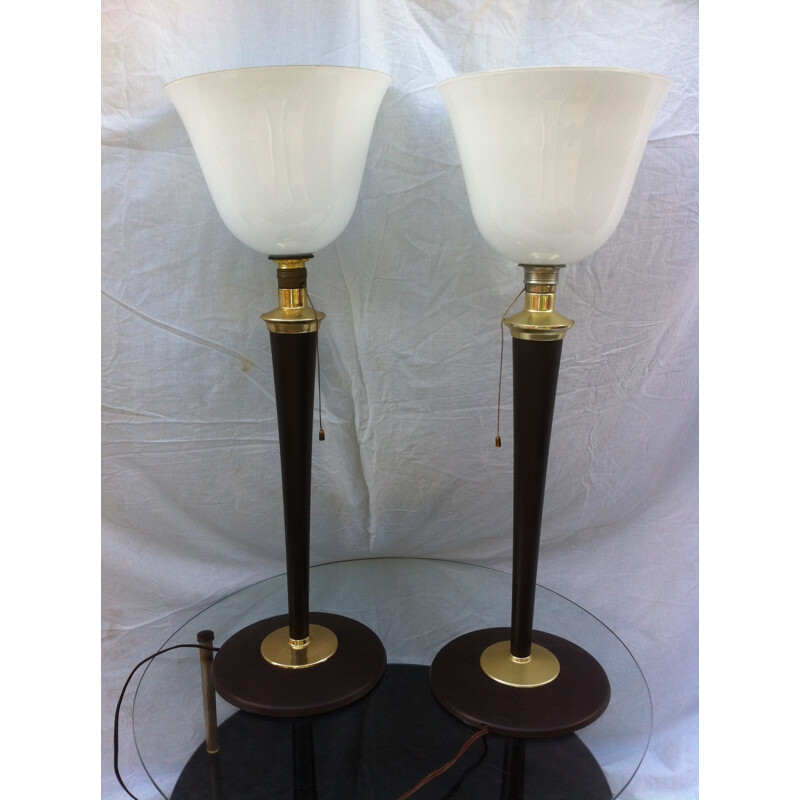 Pair of vintage lamps MAZDA - 1960s