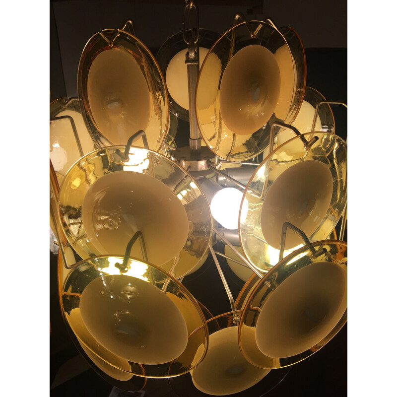 Vintage Chandelier by Gino Vistosi - 1950s 