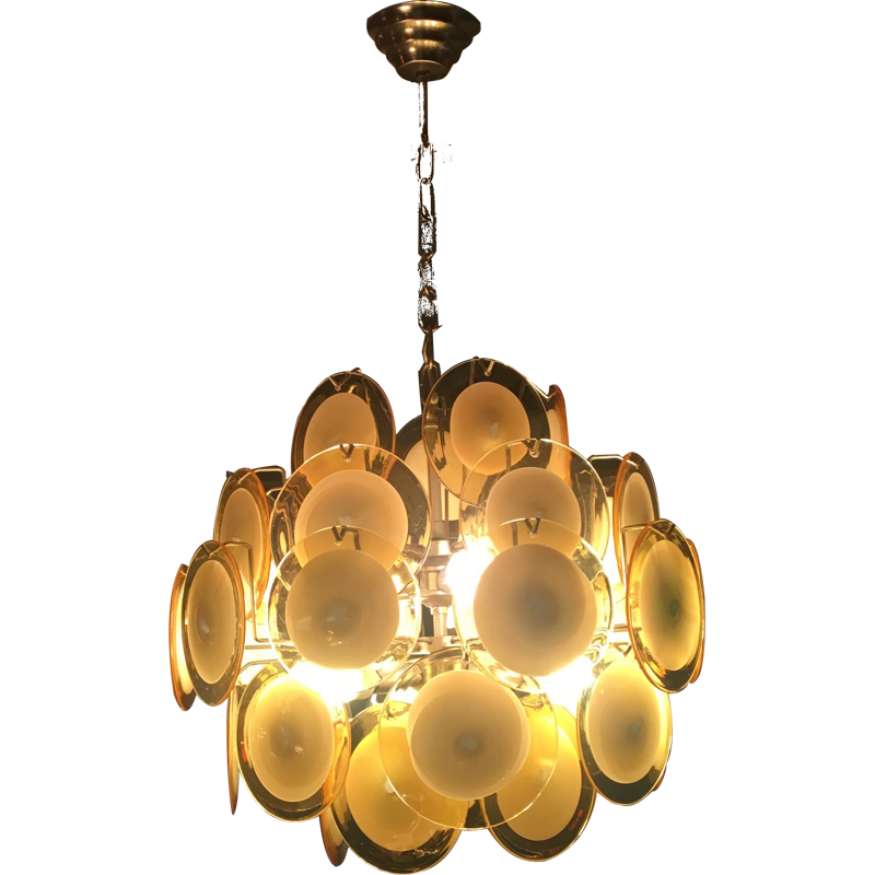 Vintage Chandelier by Gino Vistosi - 1950s 