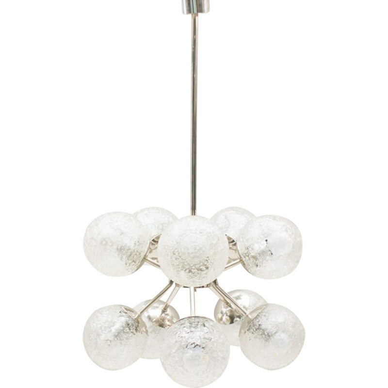 German Sputnik Chandelier from Doria Leuchten - 1970s