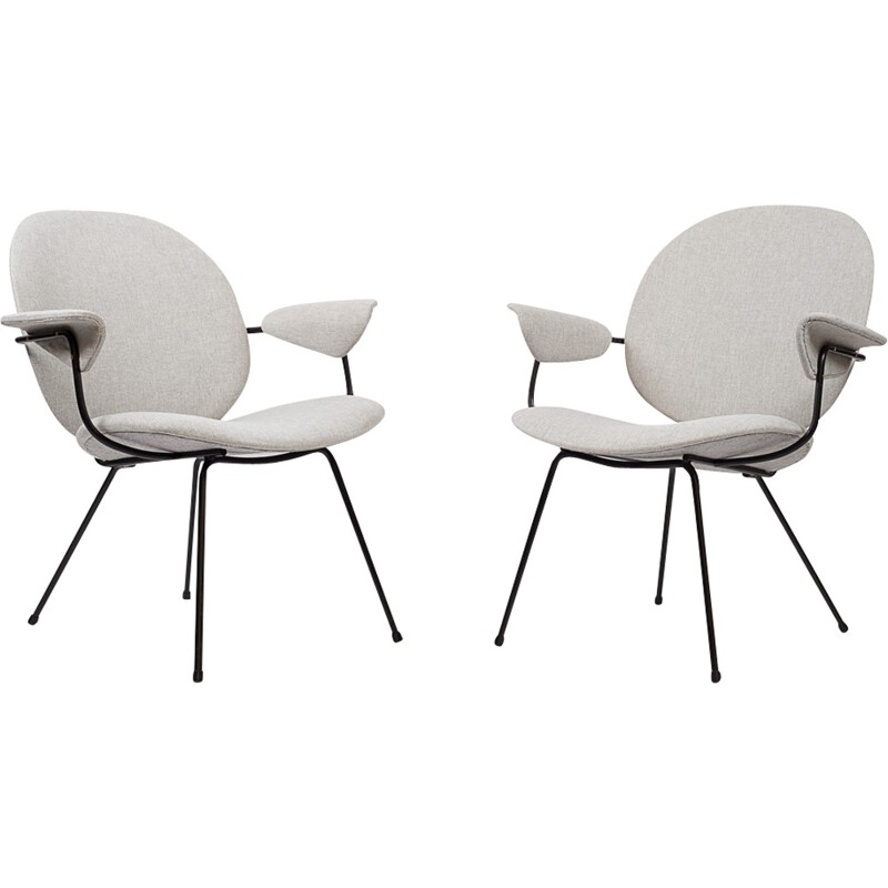 Pair of "Triennale" armchairs by Gispen - 1950s
