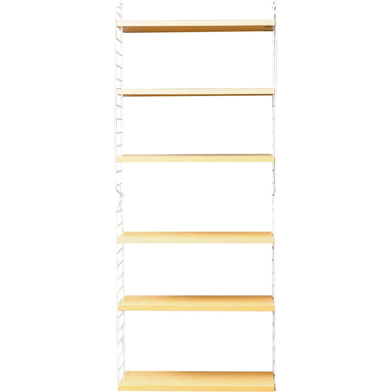 String shelving six shelves system by N. Strinning - 1950s
