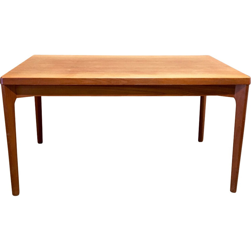 Rectangular Scandinavian High table with integrated extensions - 1950s