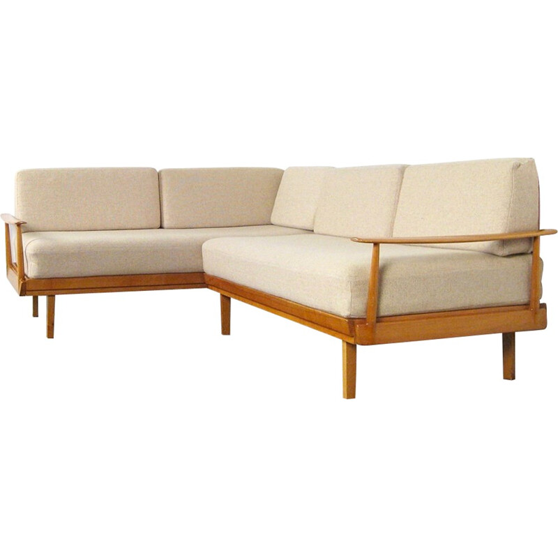 5-seater modular Scandinavian sofa - 1950s