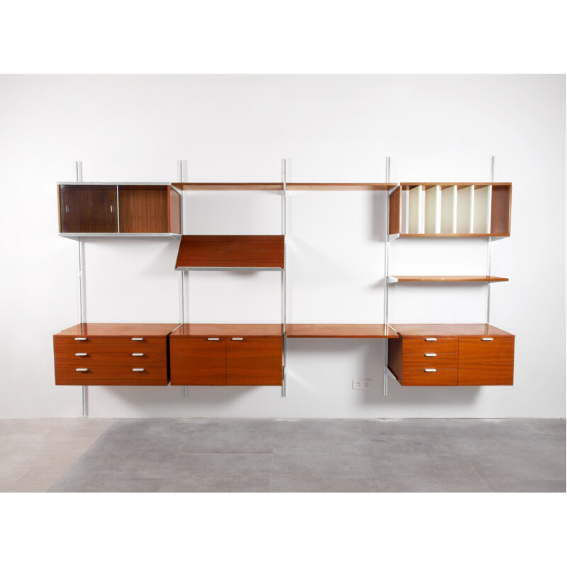 Vintage set of modular wall unit by Nelsson for CSS Mobilier International by Nelsson - 1970s