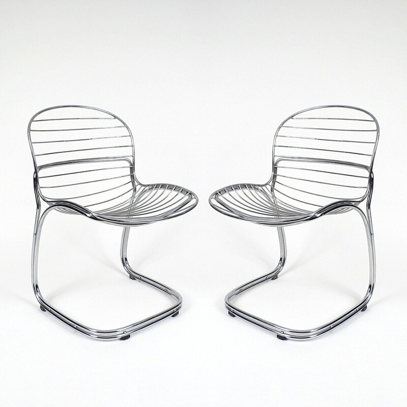 Vintage Set of 2 Sabrina Chairs by Rinaldi for Rima - 1970s