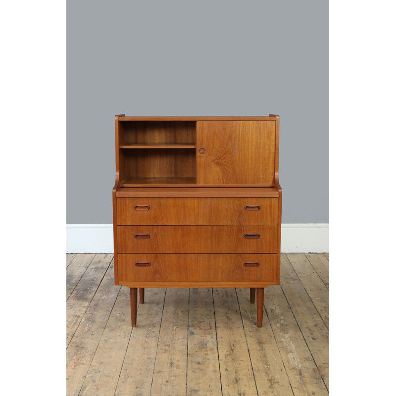 Vintage Danish Teak Secretaire - 1960s