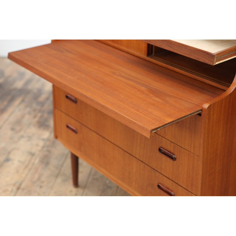 Vintage Danish Teak Secretaire - 1960s