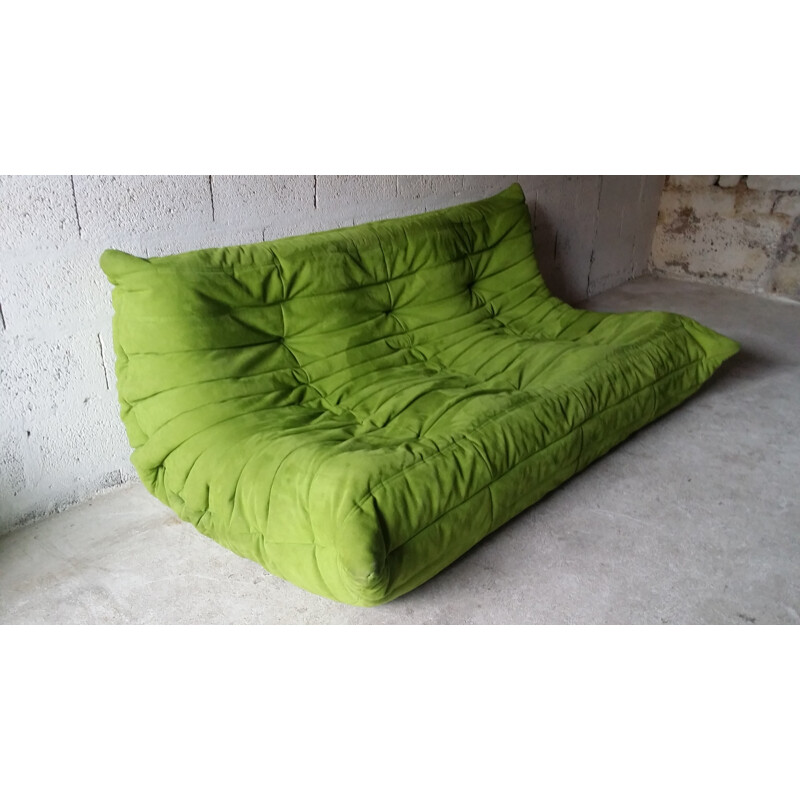 Vintage Green Apple TOGO Sofa - 1990s