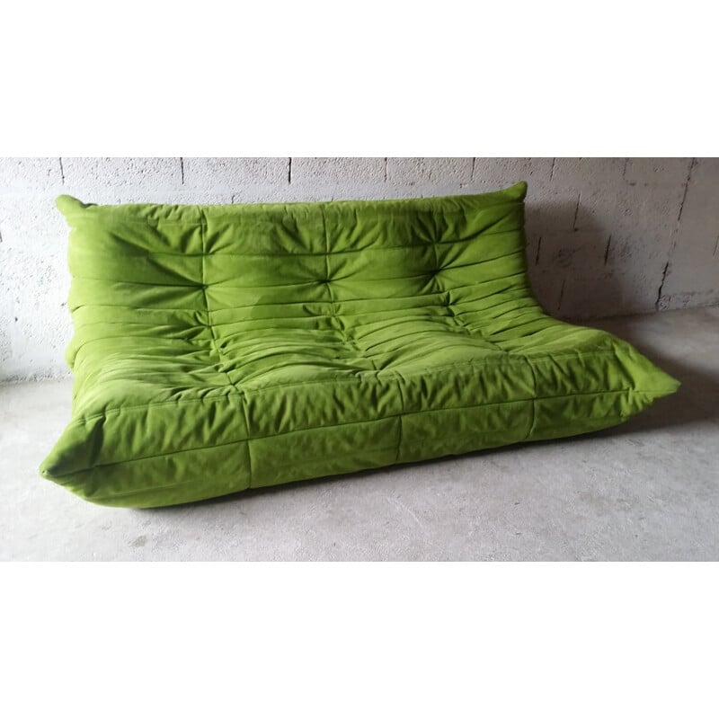 Vintage Green Apple TOGO Sofa - 1990s