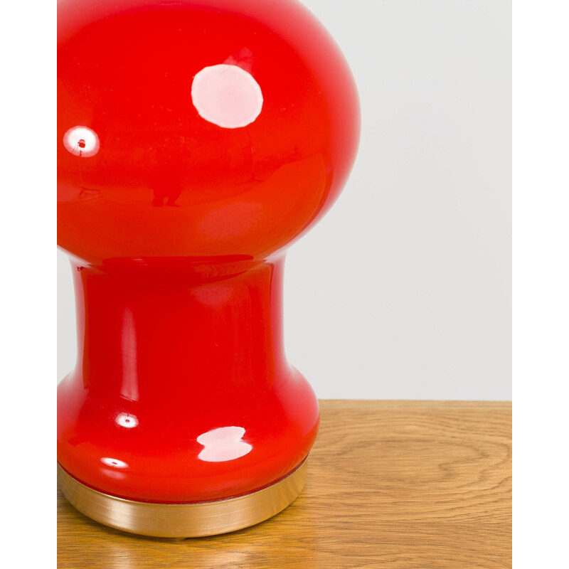 Vintage Red pawn table lamp - 1960s