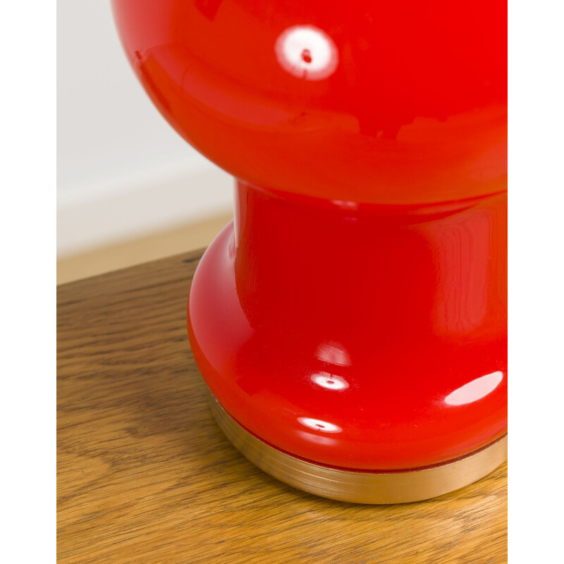 Lampe de table pion rouge vintage - 1960