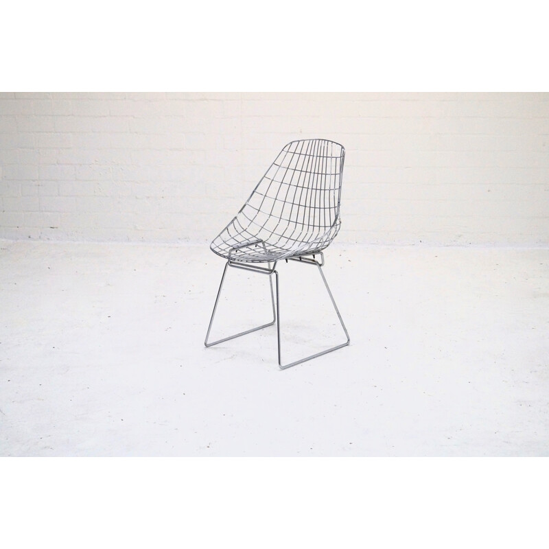 Pastoe SM05 Wire Chair by Cees Braakman and A. Dekker - 1950s